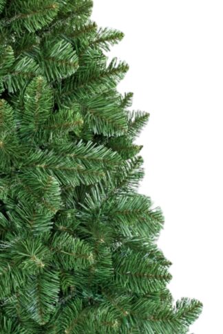 Umělý vánoční stromek Jedle Kauzská. Strom má zelené PVC jehličí.
