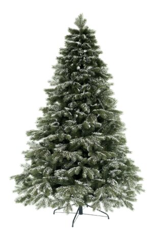Vánoční stromek má všechny 3D větvičky po obvodu mírně zasněžené. Sníh je velmi realistický a tak celý stromeček působí velmi autentickým dojmem. Stromek má velký počet větviček a tudíž je i velmi hustý. Cely stromeček je postaven na kovovém stojanu.