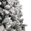 Umělý vánoční stromek Borovice Bíla Úzka. Strom má hustě zasněžené větve.