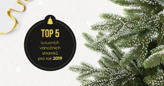 luxusní vánoční stromky 2019