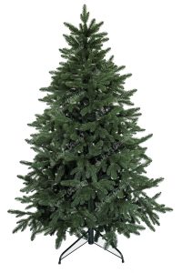 Umělý vánoční 3D stromek tmavozelené barvy. Dokonalé 3D větvičky lemují celý okraj stromku díky čemuž vypadá jako ten živý z lesa. Vánoční stromek je postaven na kovovém stojanu.