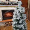 reálna fotka - umelý vianočný stromček Borovica Zasnežen