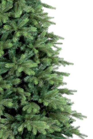 Umělý vánoční stromek 3D Smrk Skandinávský. Strom má husté zelené jehličí.