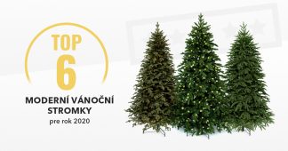 Moderní vánoční stromky - Top6 pro rok 2020