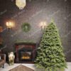 Umělý vánoční stromek 3D Jedle Kavkazská XL má husté světle zelené jehličí