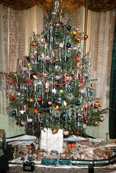 Retro vánoční stromek