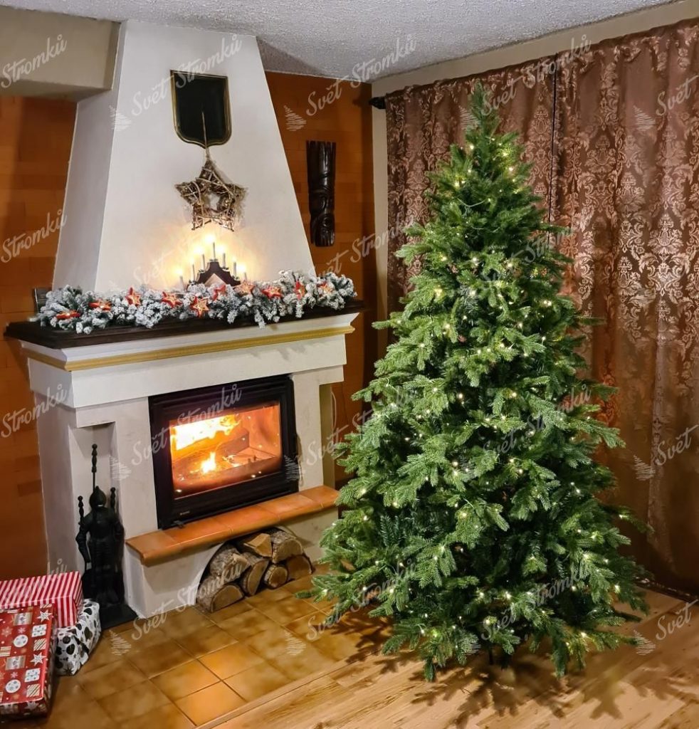 Vánoční stromek 3D Smrk Exkluzivní s LED osvětlením