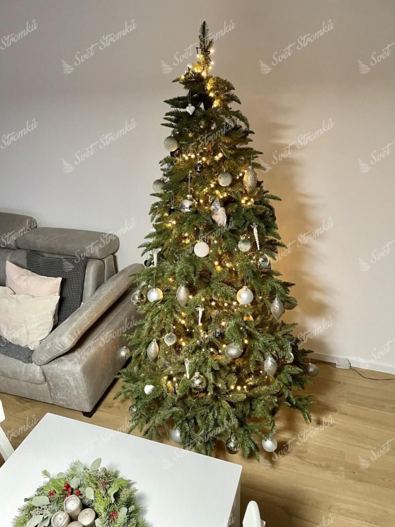 Umělý vánoční stromek 3D Jedle Kavkazska 210cm
