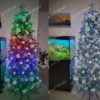 Umělý vánoční stromek 3D Smrk Ledový Úzky 210cm