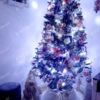 Umělý vánoční stromek Smrk Stříbrný 220cm