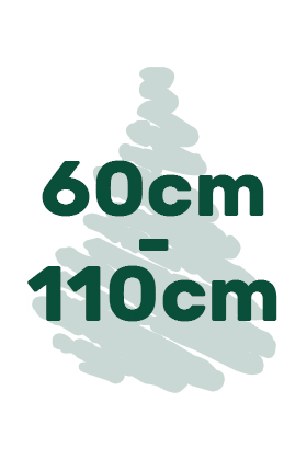 výška vianočných stromčekov 60cm-110cm ikona