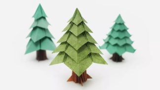 Jak vyrobit vánoční stromeček z papíru