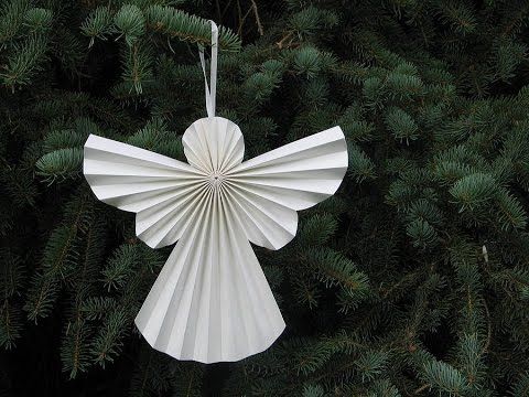 Vánoční ozdoby na stromeček z papíru