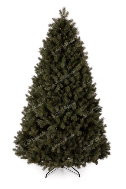 Vánoční stromek 3D Borovice Himálajská XL, v nadrozměrným převedení s tmavě zeleným jehličím
