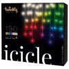 Kombinované LED světelné rampouchy TWINKLY ICICLE 5m RGB-AWW 190LED