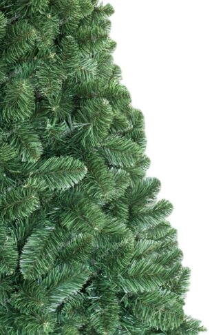 Umělý vánoční stromek Borovice Přírodní. Strom má husté zelené jehličí.