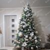 Umělý ozdobený vánoční stromek 3D Smrk Ledový 210cm