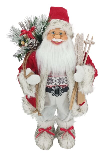Dekorace Santa Claus Červeno-bílý 60cm