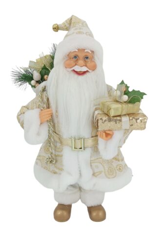 Dekorace Santa Claus Zlatý 40cm
