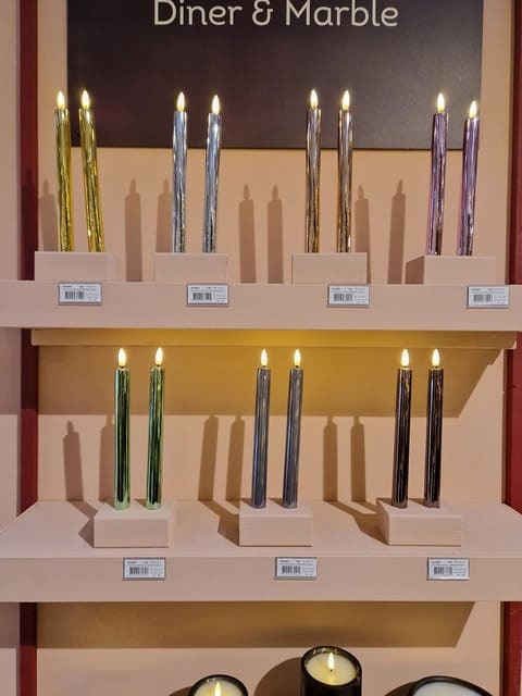 dekorace trvanlivé svíčky