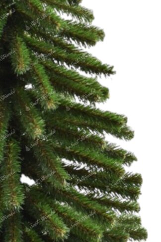 Umělý vánoční stromek Mini Smrk Tatranský. Stromek má husté zelené jehličí.