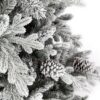 Bílý umělý vánoční stromek 3D Smrk Polární
