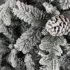 Bílý umělý vánoční stromek 3D Smrk Polární