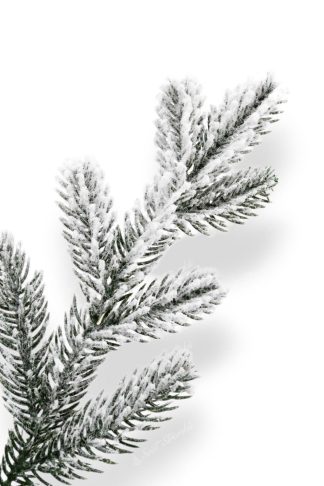 Bílý vánoční stromek 3D Smrk Polární