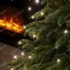 Svazkové LED vánoční osvětlení teplá bílá na vánočním stromku