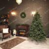 Vánoční stromek 3D Jedle Půvabná má husté a tmavě zelené jehličí