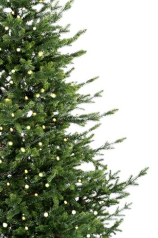 Umělý vánoční stromeček FULL 3D Smrk Přírodní LED detail jehličí