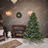 Umělý vánoční stromek 3D Jedle Dánská 180cm má husté zelené jehličí