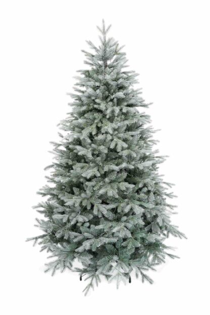 Umělý vánoční stromeček 3D Smrk Stříbrný má husté stříbrozelené jehličí