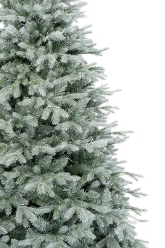 Umělý vánoční stromeček 3D Smrk Stříbrný detail jehličí