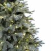Umělý vánoční stromeček 3D Smrk Stříbrný s LED osvětlením detail jehličí
