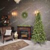 Umělý vánoční stromek 3D Jedle Kavkazská Úzká má husté světle zelené jehličí