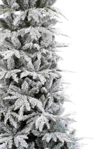 Umělý vánoční stromek 3D Jedle Bílá Štíhlá detail jehličí