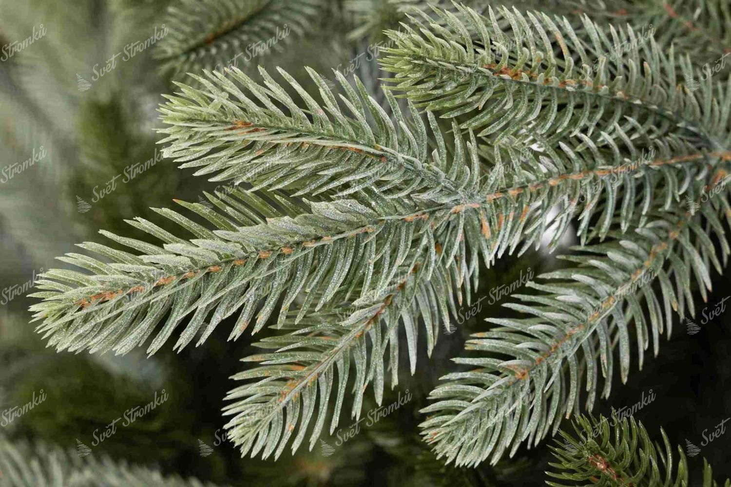 Umělý vánoční stromeček 3D Smrk Vznešený Světlý 210cm