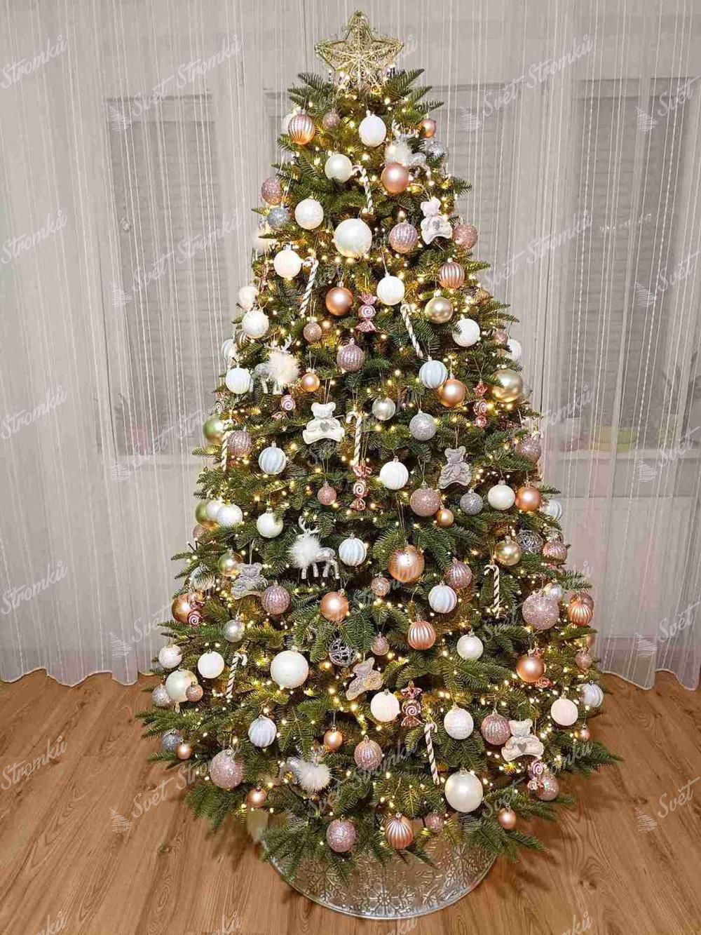 Umělý vánoční stromek 3D Jedle Kavkazská XL 210cm