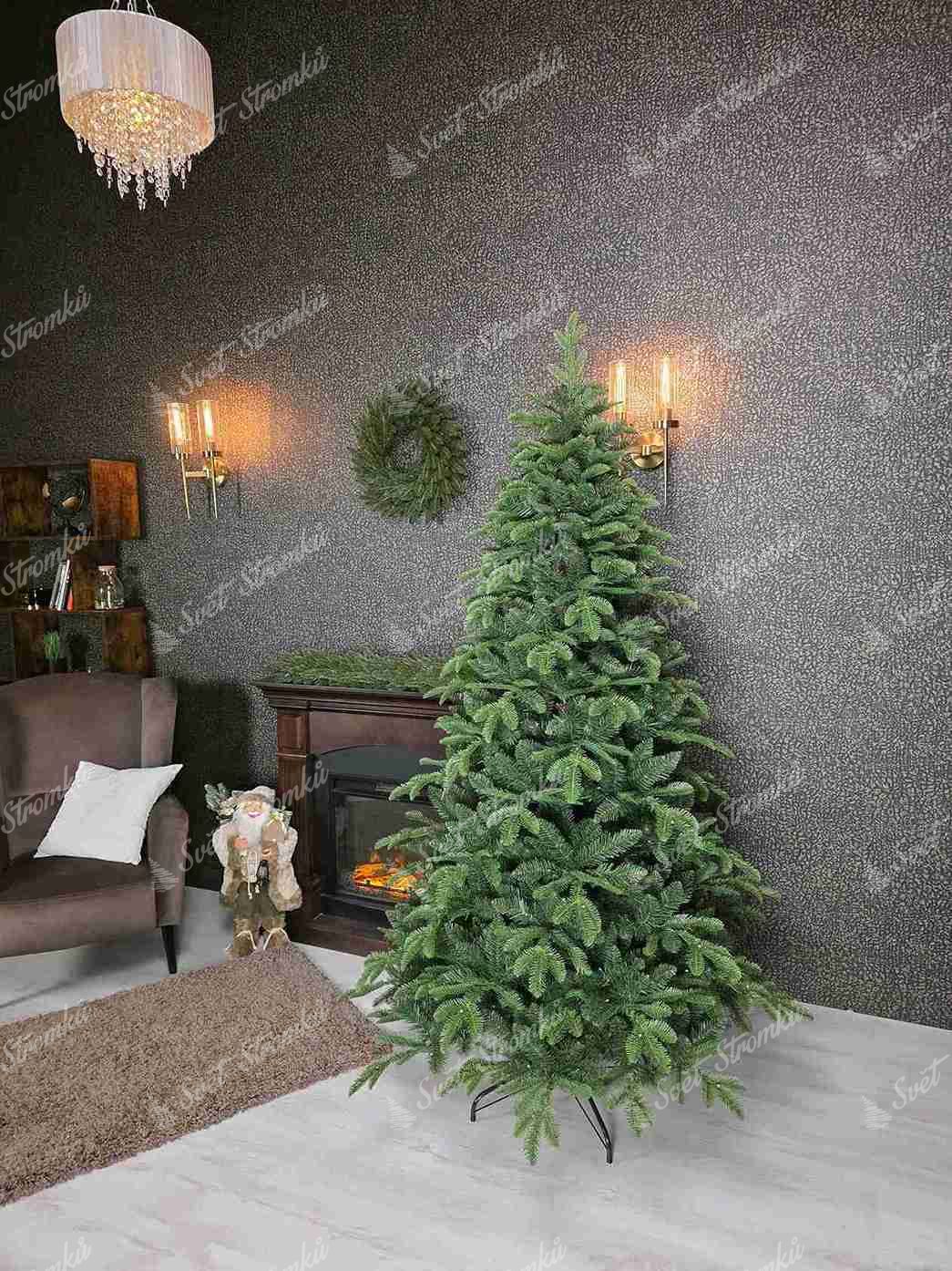 Umělý vánoční stromek 3D Jedle Koloradská 180cm