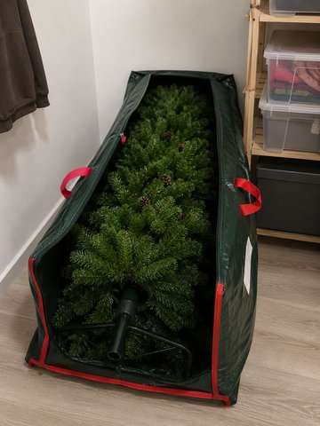 Skladování umělého vánočního stromku